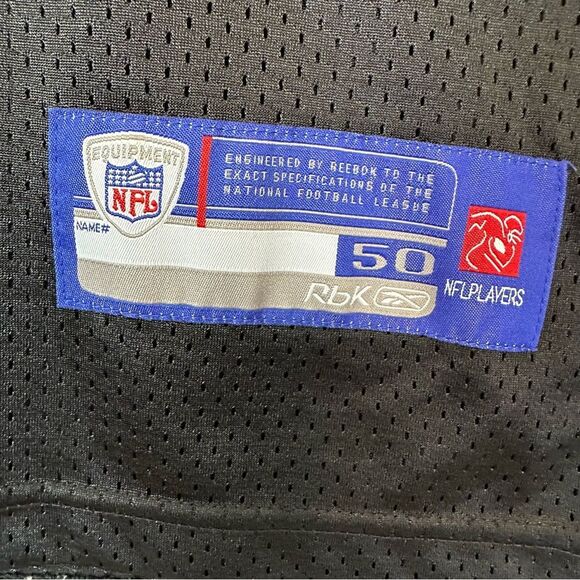 REEBOK Black Philadelphia Eagles Michael Vick #7 On Field Football Jersey Sz 50 - Picture 5 of 12